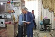 دیدار دکتر سعیدی مدیر کل محترم دامپزشکی استان سمنان به اتفاق هیئت همراه از خانواده محترم رمضان محمدی جانباز وبازنشسته دامپزشکی استان به مناسبت روز جانباز 1اردیبهشت 97