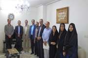 دیدارمدیرکل دامپزشکی استان سمنان  به اتفاق هیئت همراه باخانواده رزمنده فرامرز محمودیان به مناسبت آزادسازی خرمشهر 9/3/96