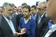 بازدید وزیر جهادکشاورزی واستاندارسمنان ورئیس سازمان دامپزشگی کشورازکشتارگاه طیورپرسپیدشهرستان گرمسار