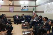 دیدار دکتر حسینی با هیئت همراه با فرماندارشهرستان میامی 20خردادماه98