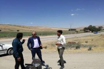 بازدید دکتر سعیدی مدیرکل محترم دامپزشکی استان سمنان به اتفاق رئیس اداره دامپزشکی شهرستان میامی از پس