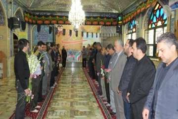 تجدید میثاق باشهیدان پرسنل دامپزشکی استان ،همکاران بازنشسته وبخش خصوصی دراولین روز هفته دامپزشکی 13م
