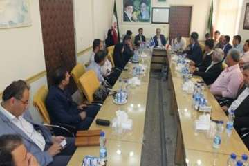 جلسه هماهنگی دستورالعمل اجرایی ماده 19آئین نامه نظارت بهداشتی با حضور مدیران عامل بخش خصوصی دراداره 