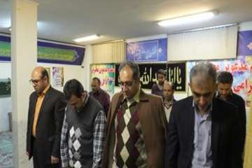 جلسه حلقه صالحین برادران بسیج پایگاه ذوالفقاراداره کل دامپزشکی استان سمنان همراه با نمازجمعه 6/11/94