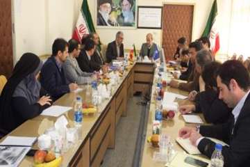 جلسه شورای هماهنگی اداره کل دامپزشکی استان سمنان با حضوردکترخلج ریاست محترم سازمان دامپزشکی کشور13/1