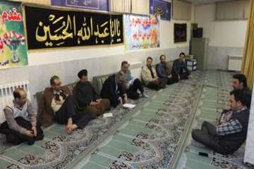 جلسه حلقه صالحین برادران بسیج پایگاه ذوالفقاراداره کل دامپزشکی استان سمنان همراه با نمازجمعه 6/11/94