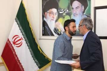 جلسه امضاء تفاهم نامه همکاری مشترک بین اداره کل دامپزشکی استان سمنان ،بسیج سازندگی ، بسیج عشایر ،بسی