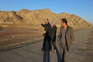 بازدید دکتر محمد سعیدی مدیر کل محترم دامپزشکی از مناطق محروم شرق استان سمنان ( روستای رضا آباد)