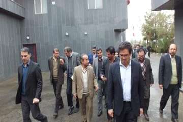 بازدیددکترخبازاستاندارمحترم سمنان ازکارخانه رویان دارو (دارودامی )سمنان دی 94