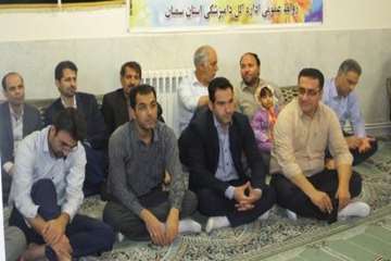 مراسم جشن ولادت حضرت فاطمه زهرا(س) وروززندراداره کل دامپزشکی استان سمنان 16/1/95