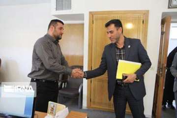 بازدید و مصاحبه دکتر حسینی مدیرکل دامپزشکی استان سمنان  با خبرگزاری ایرنا15تیرماه98