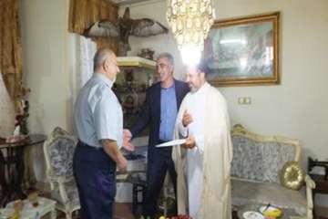 دیدارخانواده همکار بازنشسته سعیدی 19اردیبهشت 96