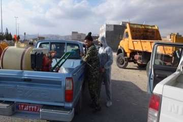 امحاء ومعدوم سازی کانون روستایی آنفلوانزای فوق حاد پرندگان روستای مومن شهرستان سرخه 27دی96