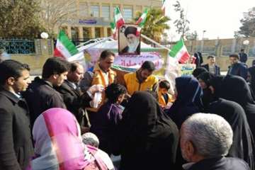 آلبوم شماره یک ایستگاه صلواتی اداره کل دامپزشکی استان سمنان درمسیر راهپیمایی 22 بهمن 96 شهرستان سمنا