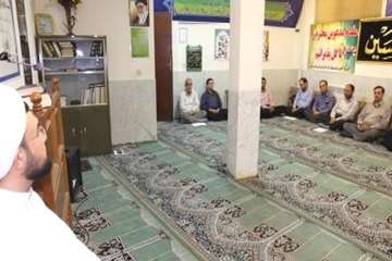 کلاس اخلاق به مناسبت ماه مبارک رمضان با حضورپرسنل اداره کل دامپزشکی ،شهرستان سمنان،مهدیشهروسرخه دراد