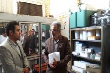بازدید مدیر کل دامپزشکی استان سمنان از سردخانه دامپزشکی شهرستان میامی