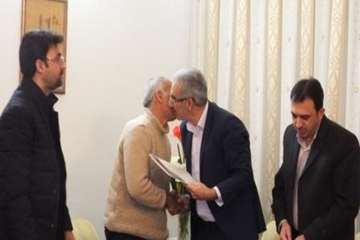 دیداردکتر سعیدی مدیرکل محترم دامپزشکی استان سمنان به اتفاق هیئت همراه ازخانوده محترم علی محمد رضا زا