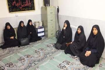 مراسم عزاداری سالکرد ارتحال امام خمینی (ره)وشهدای 15 خرداددراداره کل دامپزشکی استان سمنان 12/3/95