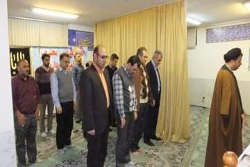 جلسه حلقه صالحین برادران بسیج پایگاه ذوالفقاراداره کل دامپزشکی استان سمنان همراه با نمازجمعه 6/11/94