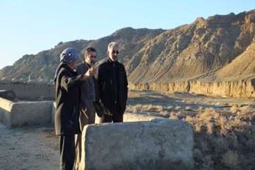 بازدید دکتر محمد سعیدی مدیر کل محترم دامپزشکی از مناطق محروم شرق استان سمنان ( روستای رضا آباد)