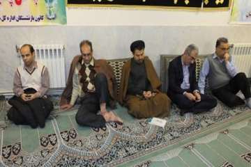جلسه حلقه صالحین برادران بسیج پایگاه ذوالفقاراداره کل دامپزشکی استان سمنان همراه با نمازجمعه 6/11/94