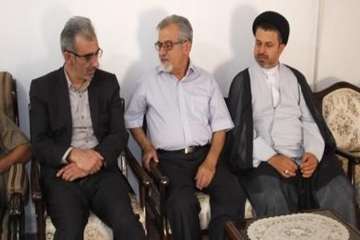 دیدارمدیرکل دامپزشکی استان سمنان  به اتفاق هیئت همراه با آقای احسانی  همکاربازنشسته سمنان 13/4/95