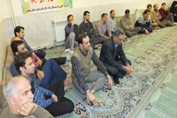 مراسم انتصاب بازرس معتمد اداره کل دامپزشکی استان سمنان دی ماه94