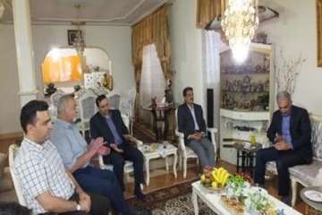 دیدارخانواده همکار بازنشسته سعیدی 19اردیبهشت 96