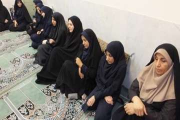مراسم  بزرگداشت روز ملی عفاف وحجاب باحضوردکتر میر عماد اداره کل دامپزشکی استان سمنان 26تیر 96