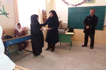 برگزاری مراسم دهه فجر در روستا(شهرستان میامی)
