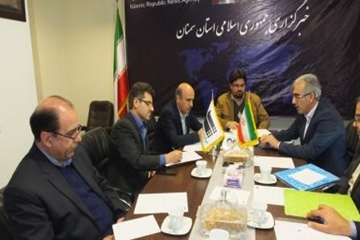 میزگرد خبری ساماندهی کشتارگاه های دام استان سمنان با حضوردکتر سعیدی مدیرکل محترم دامپزشکی استان ومسئ