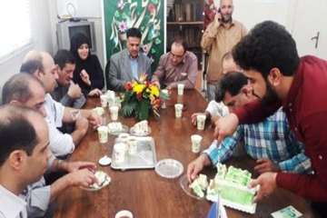 مراسم جشن عید غدیر دراداره دامپزشکی شهرستان سمنان 15شهریور 96