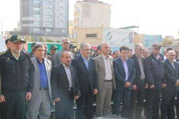 حضوردکتر سعیدی در مانور پدافند غیر عامل شهرستان سمنان 6آبان 96