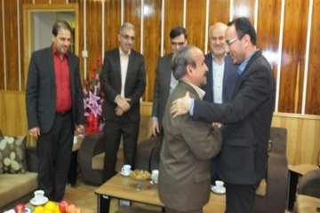 دیداردکتر رفیعی پور رئیس سازمان دامپزشکی کشور با استاندارسمنان 4دی96