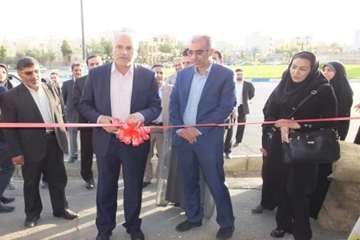مراسم افتتاح نمایشگاه توانمدیهای اداره کل دامپزشکی استان سمنان با حضور مسئولین 6/7/95
