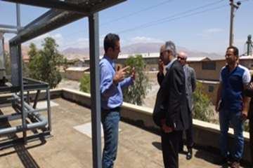 بازدیددکترمحمدسعیدی مدیرکل دامپزشکی استان سمنان ازکارخانه دارویی دامی ایران درشهرستان گرمساراردیبهشت