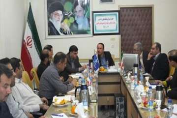 جلسه شورای هماهنگی اداره کل دامپزشکی استان سمنان به ریاست دکتر رفیعی پور رئیس سازمان دامپزشکی کشور4د