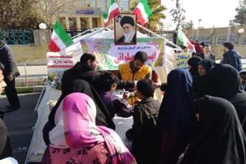 آلبوم شماره یک ایستگاه صلواتی اداره کل دامپزشکی استان سمنان درمسیر راهپیمایی 22 بهمن 96 شهرستان سمنا