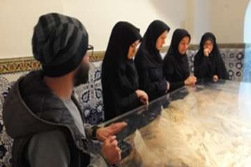 بازدید بانوان شاغل اداره کل دامپزشکی استان سمنان از موزه گرمابه پهنه شهرستان سمنان