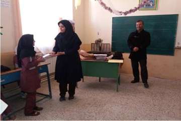 برگزاری مراسم دهه فجر در روستا(شهرستان میامی)