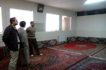 بازدید فرهنگی مسئول دفتر نمایندگی ولی فقیه و دبیر اقامه نماز اداره کل دامپزشکی استان سمنان ازاداره د