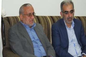 دیداردکتر سعیدی مدیرکل محترم دامپزشکی استان سمنان به اتفاق هیئت همراه از خانواده معظم شهید دانشگر به