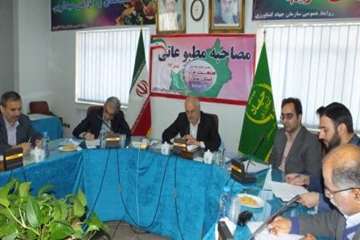 نشست مطبوعاتی دکتر محمد سعیدی مدیرکل دامپزشکی استان سمنان در خصوص اولین همایش صنعت مرغ در استان سمنا