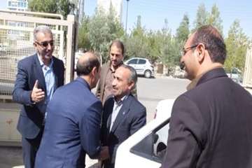 درحاشیه بازدید دکتر خباز استاندار سمنان به مناسبت 14مهر روزملی دامپزشکی ازاداره کل دامپزشکی استان سم