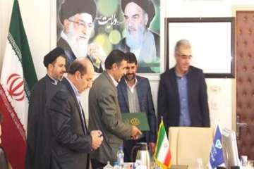 مراسم تودیع ومعارفه مسئول حراست اداره کل دامپزشکی استان سمنان 11بهمن 95