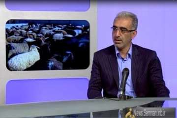 حضوردکترسعیدی مدیرکل محترم دامپزشکی استان سمنان درگزارش خبری درخصوص تب برفکی صداوسیمای استان سمنان  