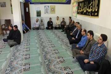 مراسم گرامی داشت هفته دفاع مقدس دراداره کل دامپزشکی استان سمنان 5مهر 97