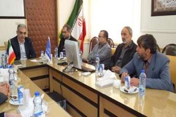 جلسه بسیج سازندگی جهت برگزاری گشت کنترل وترددبا حضور مسئول بسیج سازندگی استان  22/10/95