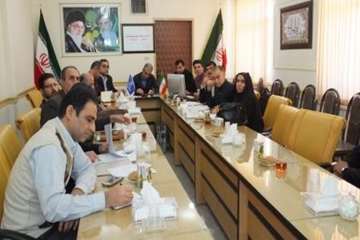 جلسه بررسی مشکلات ونواقص مجتمع دامداری (محی الدین)شهرستان شاهرود دراداره کل دامپزشکی استان سمنان 17/