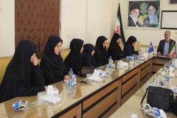 نشست مدیرکل دامپزشکی استان با بانوان شاغل اداره کل دامپزشکی استان سمنان 5 اسفند 95